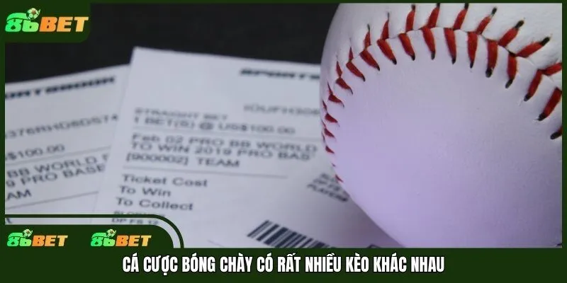 Cá cược bóng chày có rất nhiều kèo khác nhau